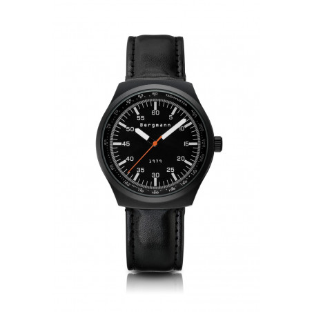 Bergmann-Uhr Modell 1979 schwarz PU