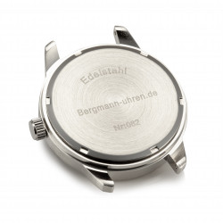 Bergmann-watch pilot 02 grey suede strap