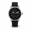 Bergmann-watch pilot 02 black suede strap