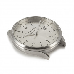 Bergmann Uhr 1957 graues Wildlederarmband